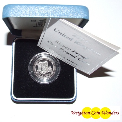 2004 Silver Proof £1 - Click Image to Close
